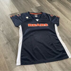 NFL Chicago Bears Women’s Jersey Sequins Lace Up 1st & Fashion Size Medium